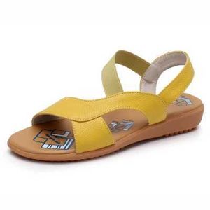 サンダルBeyarne Leather Sandals Womensフラットシューズファッショナブルな夏サイズ34-43 H240328WGJF