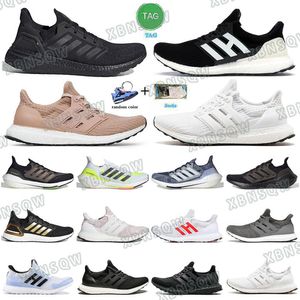 Correndo tênis treinadores tênis ultraboosts 19 ultra 4.0 treiple preto branco DNA cinza cinza pêssego núcleo traço designer ultrabosts tênis