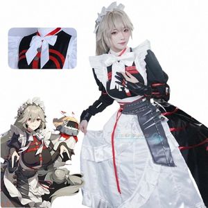 RINA ALEXANDRINA COSPLAY GAME ZENL ZE ZERO COSPLAY COSTUME MAID OUTFIT ZENL ZERO ZERO ALEXANDRINA DR PARTY CLOSSION 18G5＃