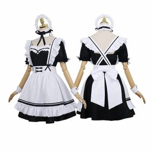 women Adult Outfits Lolita Maid Female Dr Cosplay Costume Fantasy Headwear Gloves Clothes Halen Carnival Paty Suit x3ai#