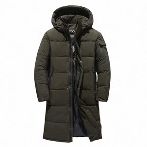 Herren 80% Weiße Entendaunen Mit Kapuze Winter Daunenjacken Männlich Dicke Warme Wasserdichte Parka Mantel Neue Fi Knie Lg Parka M-5XL 75Uo #