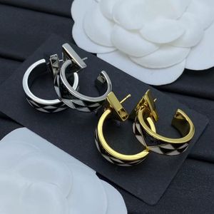 Luxus-Ohrringe, Designer-Ohrringe für Damen, Schmuck, Damen-Designer-Schmuck, Dreieck-Ohrstöpsel, neue Original-Ohrstöpsel, Gold, Silber, versilbert