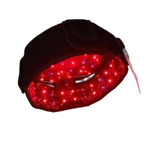 Casco per terapia per la perdita dei capelli di nuovo design Casco per terapia per trattamento della crescita dei capelli a luce rossa a infrarossi a LED