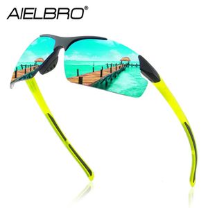 Aielbro Cycling Glasses Man Eyewear Sunglasses Safety Goggles男性用自転車機器240327