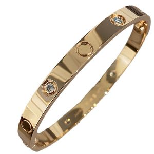 Pulseira Designer Jóias Rosa Ouro Prata Lady Bangle Titanium Aço Parafuso Chave De Fenda Diamante Luxo Designer Jóias Mulheres Mens Pulseiras