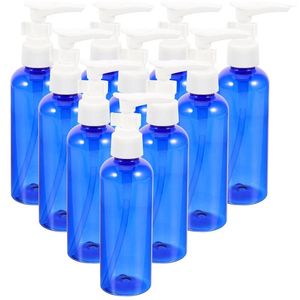 Depolama Şişeleri 10 PCS Yuvarlak Omuz Tulu Şampuan Dispenser El Sabun Malzemeleri Sıvı Seyahat