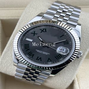 Diver Sport Wristwatch DateJust 41mm Wimbledon Fluted Stainless Steel Mens Watch Jubilee 126334 Men's Automatic Watch278q
