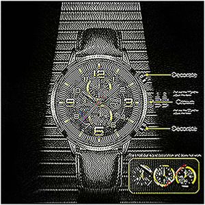 Relógio de pulso de quartzo de couro de aço inoxidável masculino relógio de negócios calendário data luminosa masculino casual pulseira relógio c128