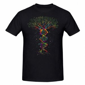 Engraçado Árvore da Vida DNA Geek Camisetas Gráfico Cott Streetwear Manga Curta Presentes de Aniversário Estilo Verão T-shirt Mens Roupas u3ep #
