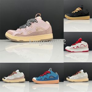 Curbs Sneakers Designer Skate Speeler Sıradan Ayakkabı 100 Authentics Erkek Kadın Ayakkabı Dantel Nappa Buzağı Calfskin Eğitmenleri