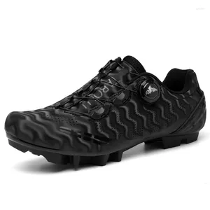 Sapatos de ciclismo mtb bicicleta de estrada tênis masculino auto-travamento spd grampo plano mulheres tênis mountain bike