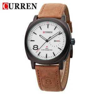 Karien Curren8139 Men's Leisure Quartz Minimalist Belt Business Watch