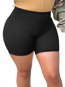 4xl 5XL LW Plus Size High Waist Stretch Skinny Shorts Summer Women Solid Workout Shorts Butt Lifting Yoga Short 39Ku#