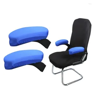 Stol täcker armstödkuddar Bekväma ergonomiska minnesskum Dammtät arm Rest Cover Pressure Relief Elbows Fall för hemmakontorstolar