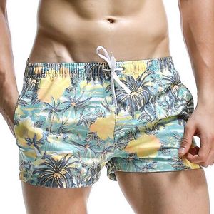 Mäns shorts Seobean Swimsuit Mens Swimming Shorts Mens Beach Swimming Shorts Short Bermuda Surfboard Sportswear Brand Gym Clothing J240328