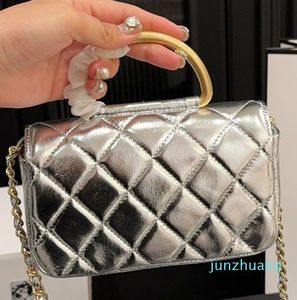 Designer -Classic Crossbody Bag Mini Tote Luxury Diamond Mönster quiltad axelväska mode läder rosa klaffväska