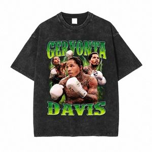 Tank Gervta Davis T-Shirts Vintage Wed Ali Jr T-Shirt Übergroße Kurzarm Boxing Champi T-Shirt Tops T-Shirts Männer Cott G1gi #