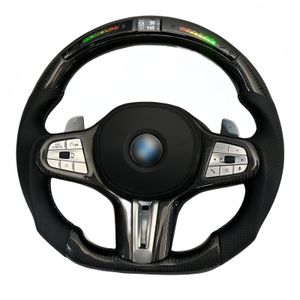 Real carbon fiber steering wheel LED custom steering wheel suitable for BMW G02 G05 G06 G14 G15 G16 G17 G20 G30 G80 G82 F92 F90 M5