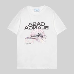 メンズデザイナーTシャツカジュアルTシャツカサブランカサマーカサブランカトロピカルフルーツプリント短袖TシャツK9FQ