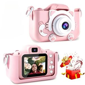 Childrens Camera Toy 1080p ekran HD Zabawki na zewnątrz dla dziewcząt chłopców świąteczne prezenty mini dzieci cyfrowe camara fotos dzieci 240327