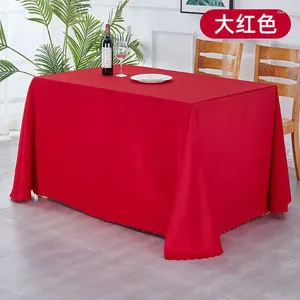 Table Cloth Wedding Tablecloth Desk Rectangular Dessert Circular Office Meeting Advertising Activities Black