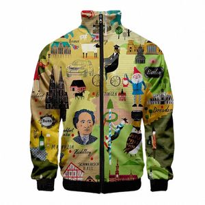 World Map Elements 3D Imprimir Pulôver Zipper Up Moletom Jaqueta Casaco Para Adulto Stand Collar Jaqueta Casaco Uniforme de Beisebol 4XL 87IB #