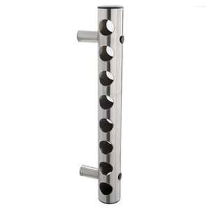 Baking Moulds High Quality Wine Bottles Holders Stainless Steel Rack Bar Wall Mounted Household Storage Kitchen Holder 8 Holes