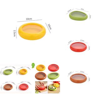 2024 Fruit Vegetable Fresh-Keeping Cover Avocado Food Storage Box Fruit Preservation Seal Cover Kitchen Tools Kitchen Accessories