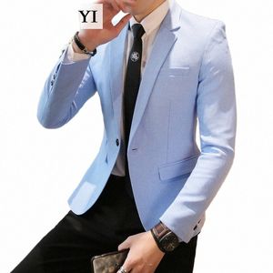 high-quality Casual Suits Men's Small Suits Slim Western Single-piece Suits Fiable and Handsome Korean Jacket Men's Jackets c84e#