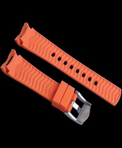 20 mm 22 mm Watch Accessories Band dla Omega Blue Black Orange New Seamaster Cosmic Ocean w serii sieci Watch Watch Band3015891