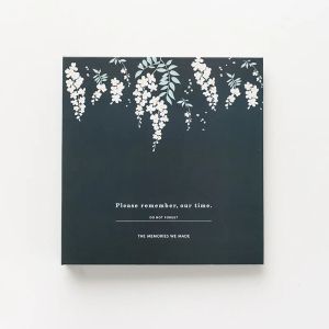 Álbuns linda flor álbum de fotos para família imagem organizador caixa de livros de memória de casamento 6 Polegada álbum crianças presente caso de armazenamento de fotos 100