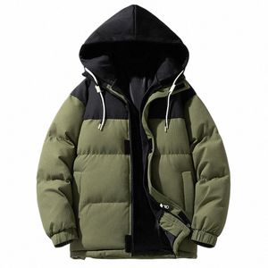 8xl Plus Size Padded Jacket Men Winter Parka Patchwork Jackets Winter Thick Coat Male Hooded Parkas Big Size 8XL h2ep#