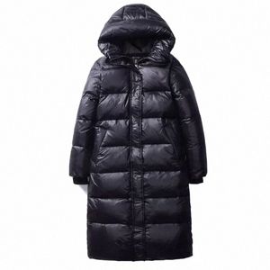 2023 NYA VINTER Down Cott Jackets Women's Clothing LG Parkas Slim Hooded Warm Winter Coats Female Black Overcoats V1987 A8YI#