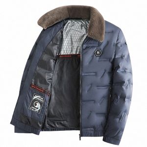 uomo inverno Parka addensato caldo grafene calore accumulati collo di pelliccia staccabile cappotti uomo marchio di abbigliamento giacche giacche da uomo u89b #