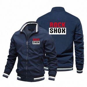 Esportes ao ar livre dos homens Mountain Bike Biker Jacket Modelo Car Bike Print Jacket Windbreaker Fi Biker Jacket Harajuku Street Jac M6Xb #