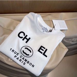 2024 Advanced Version Womens T-shirt France Trendy Clothing C Letter Graphic Print Couple Fashion Cotton Round Neck Channel Short Sleeve Tops Tees gju668