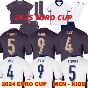 2024 İngiltere Jersey Bellingham Ana Sayfa Euro Kupa Futbol Formaları Pirinç Saka Foden Rashford Sterling Taşları Grealish Kane Erkekler Çocuk Hayranları Oyuncu Futbol Gömlek Kiti
