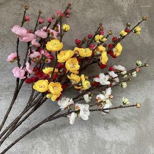 Dekorativa blommor konstgjorda växter lilla plommonblomma snöberg vackra kinesiska härliga fjäril Bauhinia hem trädgård dekorera