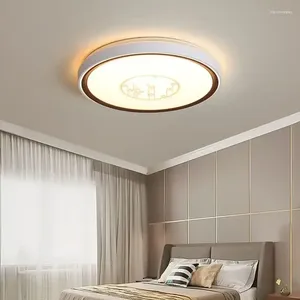 Plafoniere Camera da letto principale Lampada quadrata a LED rotonda accogliente Lampada da soggiorno piccola