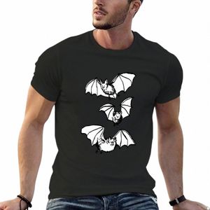 Inky Bats T-Shirt Erkek Hayvan Baskı Gömlek Gümrükleri Kendi Erkek Sade T Shirtler X7DW#