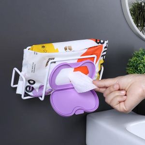 Racks suporte de papel higiênico prateleira de armazenamento montagem na parede cozinha suporte de papel higiênico banheiro aço inoxidável bebê lenços umedecidos dispensador