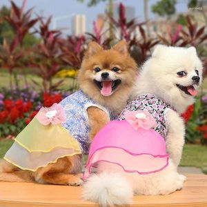 Платье для собак одежда для девочек на маленький день рождения vestidos para perritas свадебные платья собаки домашние животные