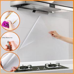 Films Kitchen OilProof Wall Sticker Clear Glossy Self Adhesive Film Covering Removable Protective Film Shelf Drawer Liner 3/5/10M