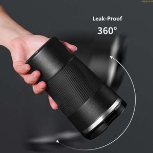 1pc 380ml/510ml, Double Stainless Steel Thermal Mug with Non-slip Case - Vacuum Insulated Travel Coffee Tumbler