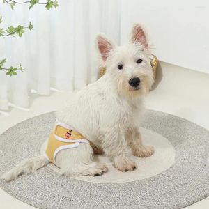 Abbigliamento per cani Pantaloni mestruali per animali domestici Pannolini femminili in rete traspirante per incontinenza termica Cucciolo riutilizzabile lavabile con regolabile