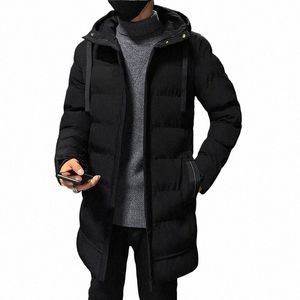 winter Lg Parkas Men Cott Padded Brand Clothing Fi Casual Slim Thick Warm Mens Coats Hooded Overcoats Male Clothes T0T0#