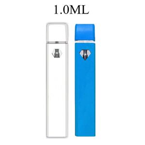 200 teile/los 1,0 ml Wiederaufladbare Einweg-Vape-Stift USA STOCK E-Zigaretten-Gerät 280 mAh Batterie Leere Verdampferstifte mit Sichtfenster OEM-Verpackung