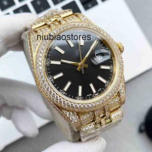 Oglądaj automatyczne zegarki mechaniczne Sapphire 41 mm pasek Diamond Stal Stael Women Wristwatch Montre Full Diamond Wysoka jakość XP20