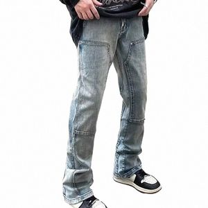 2023 Y2K Streetwear New Kpop Flare Jeans Cargo Pants Abbigliamento uomo Dritto Old Vintage Hip Hop Pantaloni in denim Pantales Hombre o4IR #