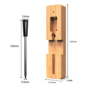 Mätare digital kötttermometer trådlös BBQ -sondtermometer med snabb responstid mobilapp för grillningsugn för kök